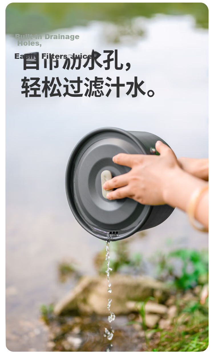 Naturehike Outdoor Cookware Set Camping Portable Aluminum Kettle CNK2450CF010 8