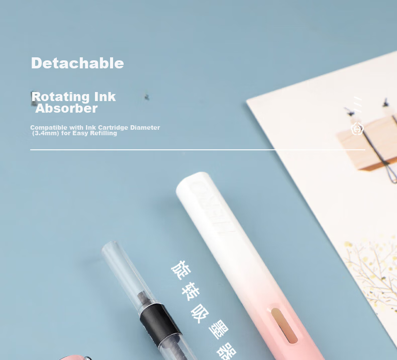 HERO Fountain Pen 1359 Nezha Series Fine Nib Thermosensitive Erasable Student Pen for Boys and Girls Beginner Handwriting Practice Grade 3 Posture Correction Ink Pen EF Nib Blue 11
