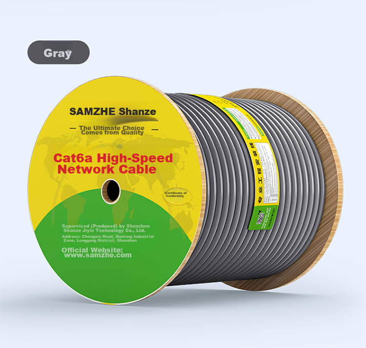 SAMZHE CAT6 Ethernet Cable [Engineering Version], Gigabit Network Cable for Engineering, Home Installation, Surveillance Wiring, Unshielded, 305 Meters, SZ-H6305 17
