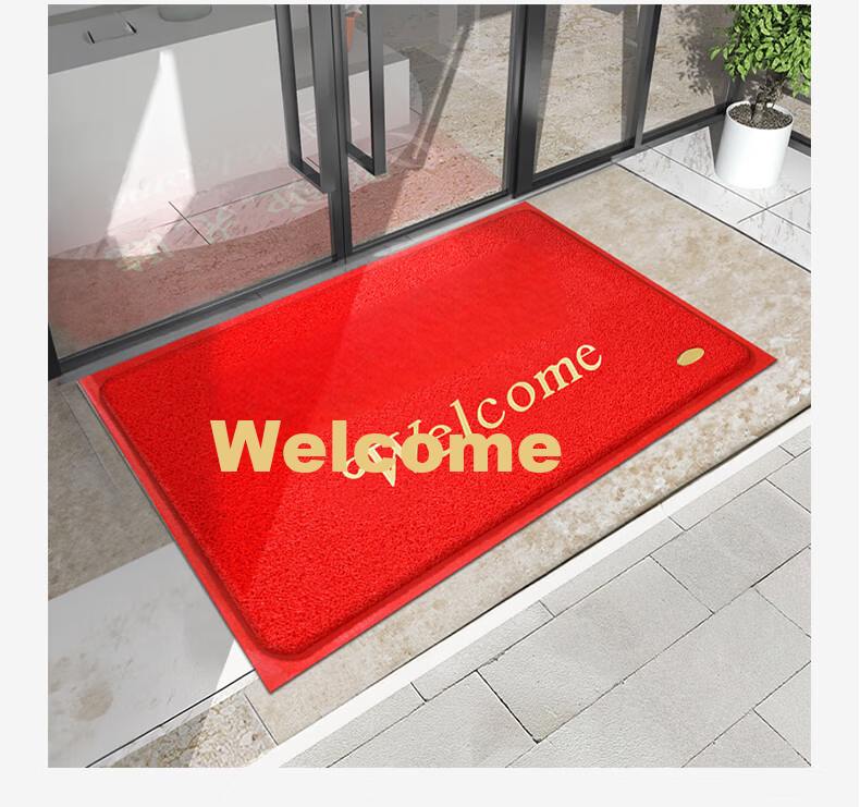 Cuttlefish Welcome Door Mat Entrance Rug 90x150cm Red Carpet Loop Mat Floor Mat Welcome Mat for Entryway 13