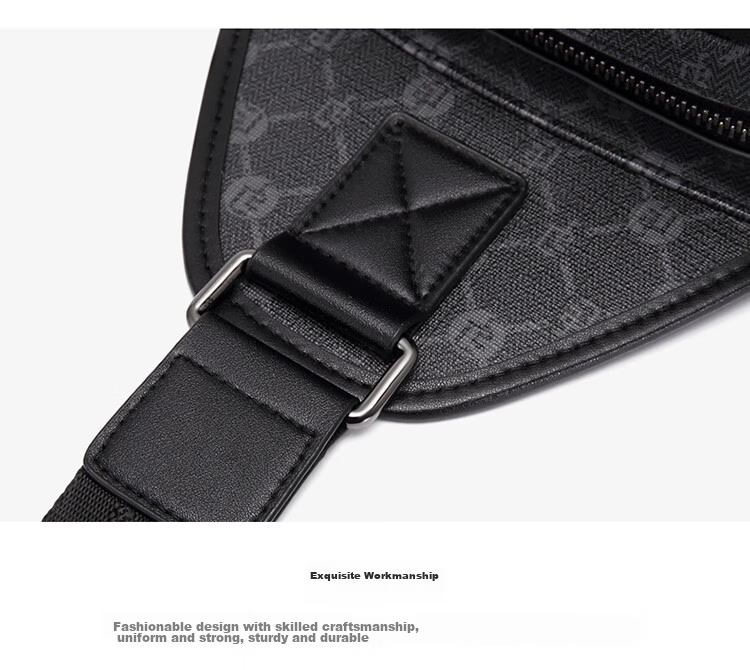 GOLF Men's Large Capacity Chest Bag Printed Crossbody Shoulder Bag Casual Business Small Backpack Phone Bag Trendy Sports Bag 26