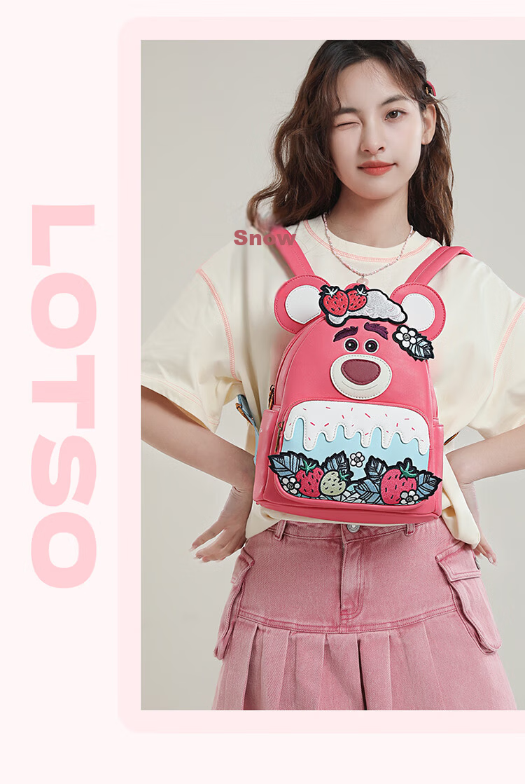 Disney Mickey Backpack for Women Shoulder Bag Gift Box Birthday Present 39