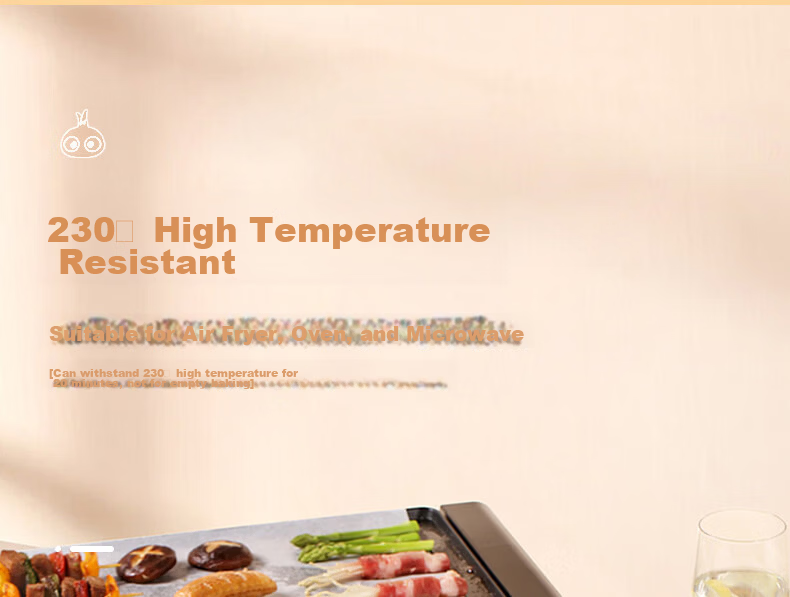Jekero Oven Baking Paper, Silicone Oil Paper, Meat Roasting Paper, Greaseproof Paper, Baking Tray Paper, 35*25cm, 100 Sheets, Wood Color 5
