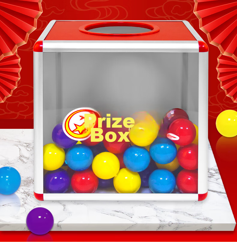Reap Lottery Balls/Prize Balls/Lottery Balls/Lottery Box/Lottery Container/Lottery Draw Balls/Lottery Draw Box Special Opening Balls Mixed Colors 100 Pieces/pack 6049-5 1