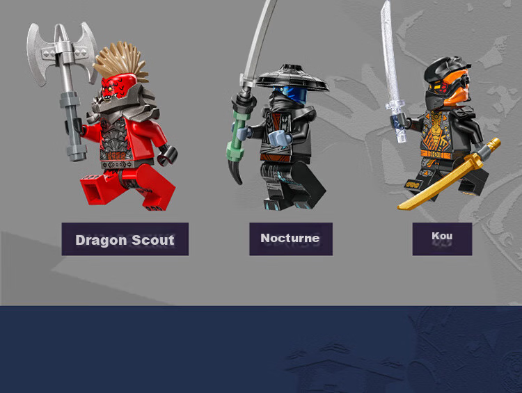 LEGO Ninjago 71871 Phantom Ninja Dragon Blade Battle Building Blocks Toy for Boys and Girls Birthday Gift Home Decor 11