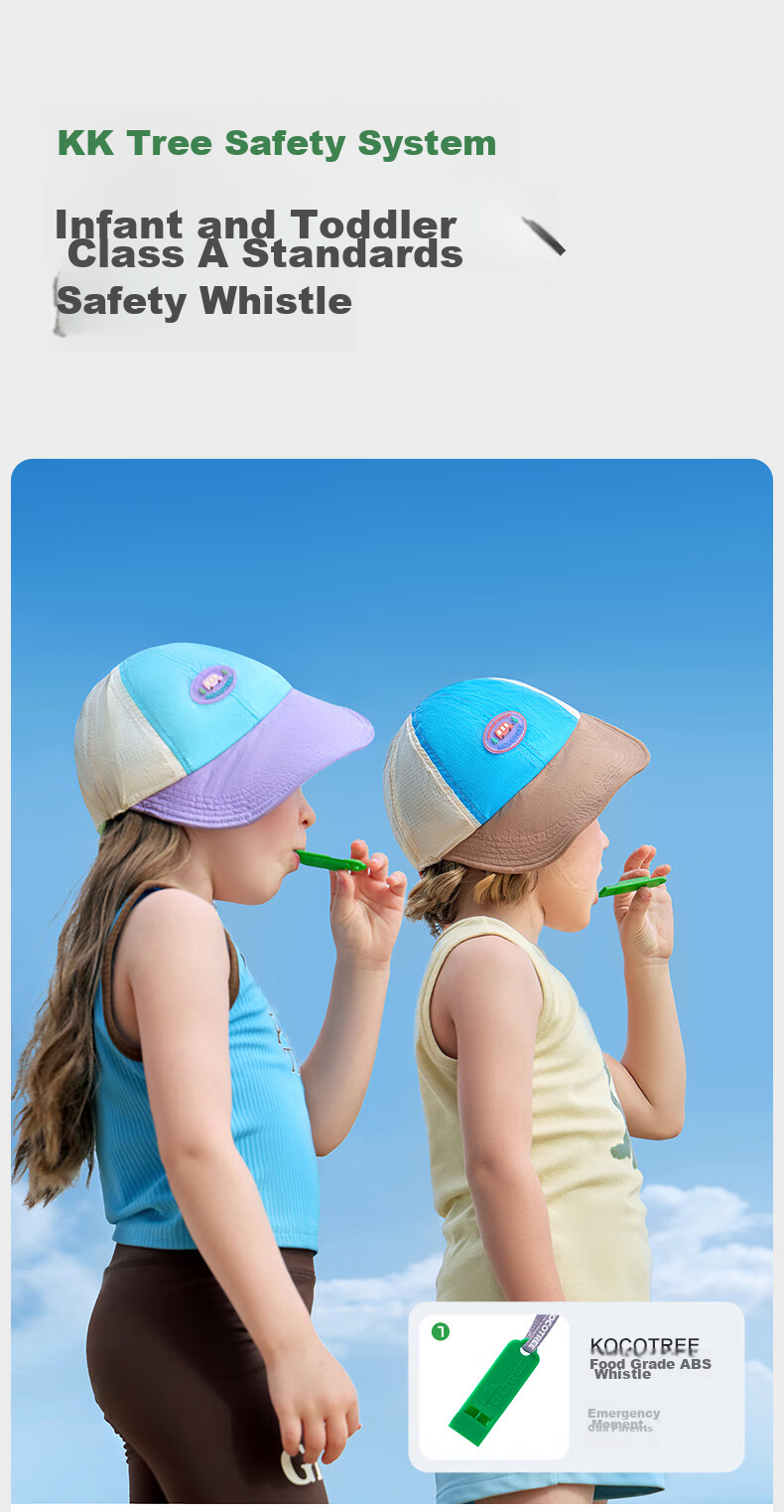 Kocotreekk Kids Convertible Double Brim Sun Hat Spring Summer Baby Baseball Cap Duckbill Cap 24