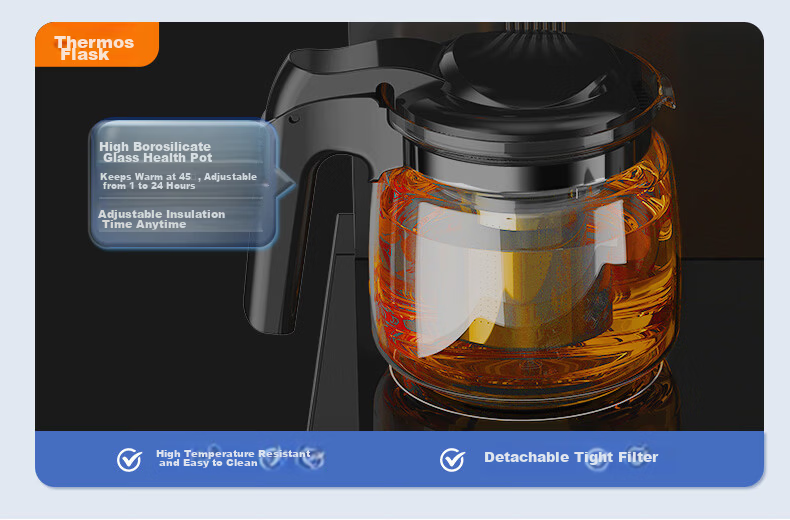 Royalstar Household Bottom-Loading Water Dispenser Voice-Controlled Tea Bar Machine JD Self-Operated Kettle Tea Maker Heating Model CY2853 12