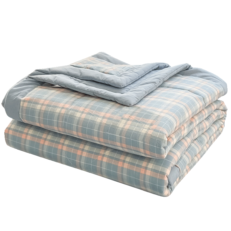 MUJI Pure Cotton Air Conditioning Quilt 100% Xinjiang Cotton Machine Washable Thin Quilt Core All Cotton Summer Quilt 150x200cm