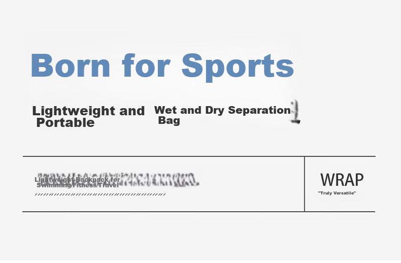 361° Fitness Bag for Women, Dry And Wet Separation Swimming Bag, Waterproof Bag, Sports Drawstring Portable Backpack, Storage Bag 1