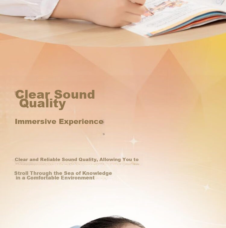 Deli Children's Recitation And Memorization Headphones for Reading And Memorizing, Bluetooth Headphones for Learning And Memory, Birthday Gift Box Set, Blue 10