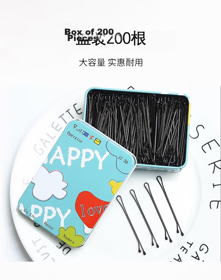 Liqing Gradient Milk Coffee Hair Clips for Women [12 Pieces], Straight Clip, BB Clip, Side Clip, Back of Head Clip, Bangs Clip, Simple Style 9