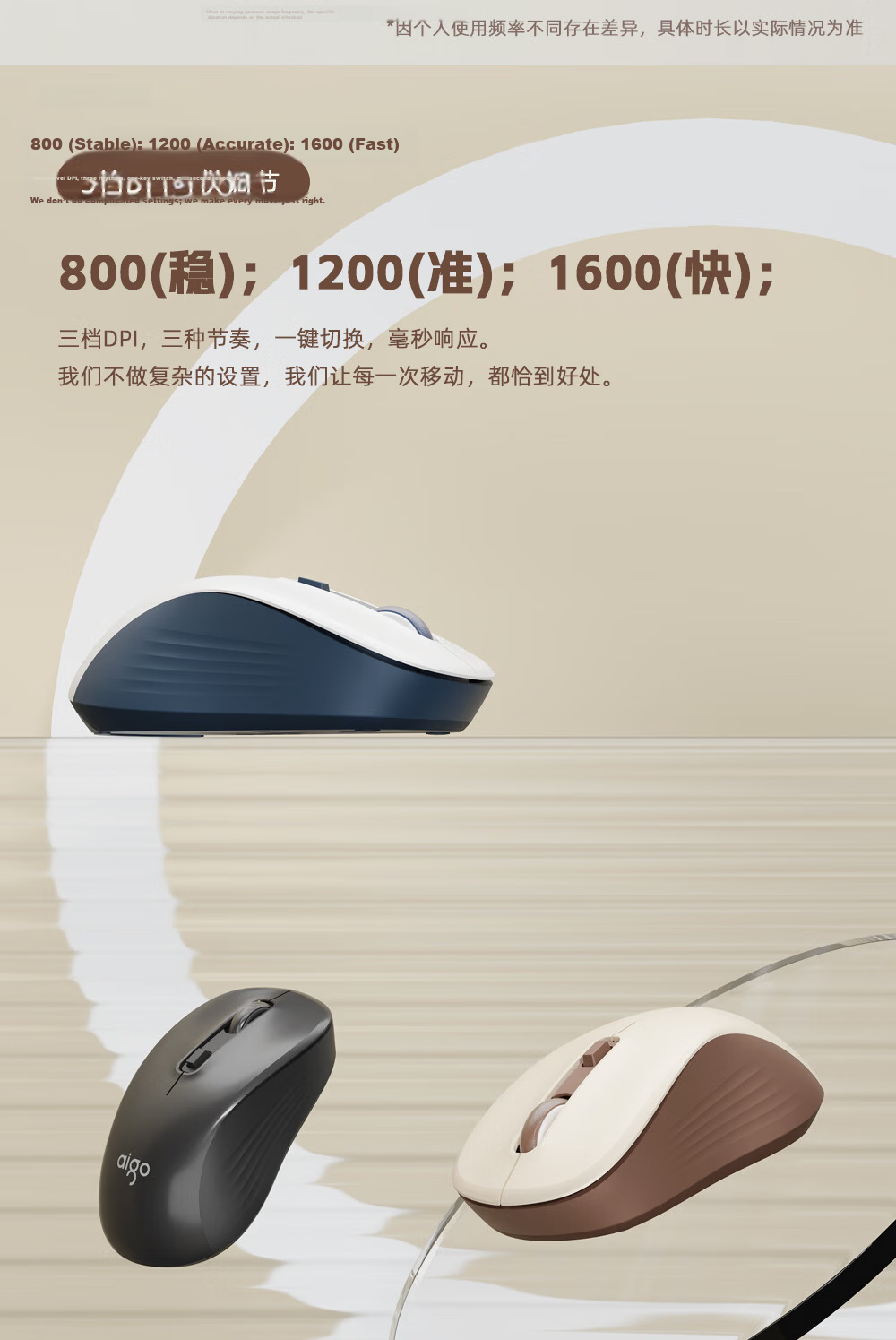Aigo CK100 Wireless Keyboard and Mouse Mechanical Switch 2.4G Connection Gaming Business Office Universal High-Value Mechanical Keyboard and Mouse Set Coffee Color Red Switch 12