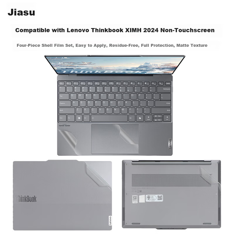 Jiasu Lenovo ThinkBook X 24 Series 13.5-inch Laptop Case Film Matte Transparent Protective Sticker Scratch-Resistant Non-Touch
