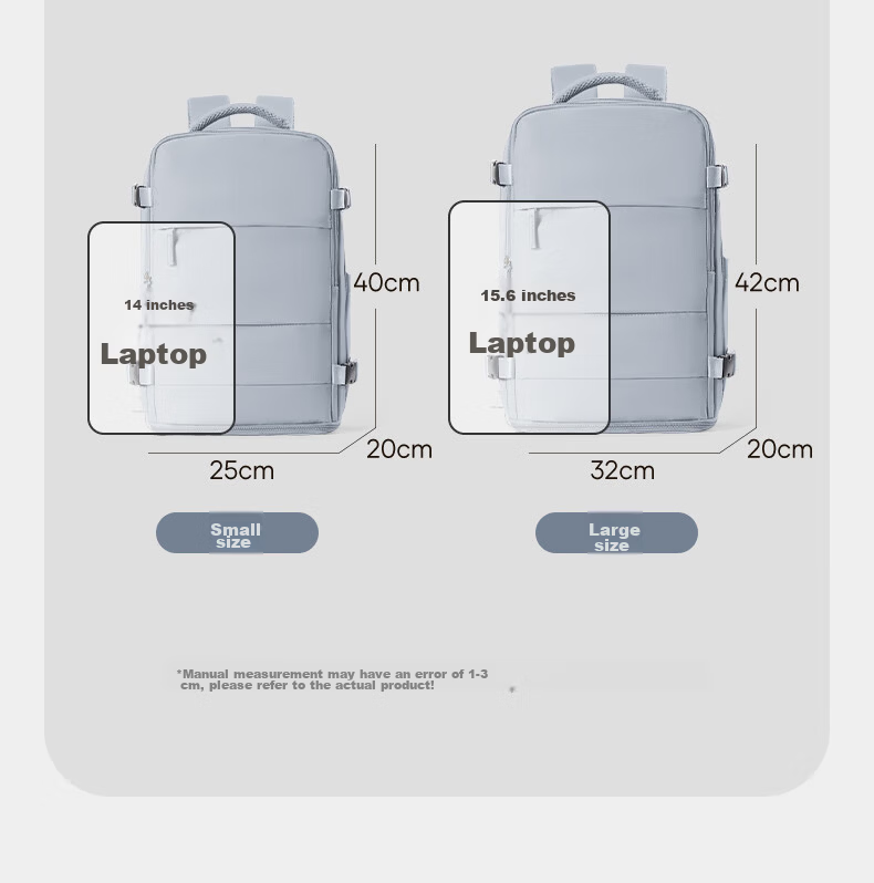Landcase Backpack Travel Bag Large Capacity Men's Women's Multifunctional Laptop Bag Short Trip Business Luggage 1637 Pink Purple 15