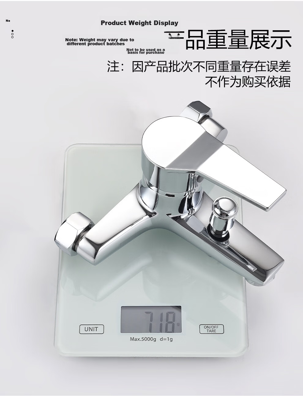 CVBAB Shower Faucet, Hot And Cold Water Mixing Valve, Concealed Thickened Bathroom Shower Mixer Valve Switch CV1502 17