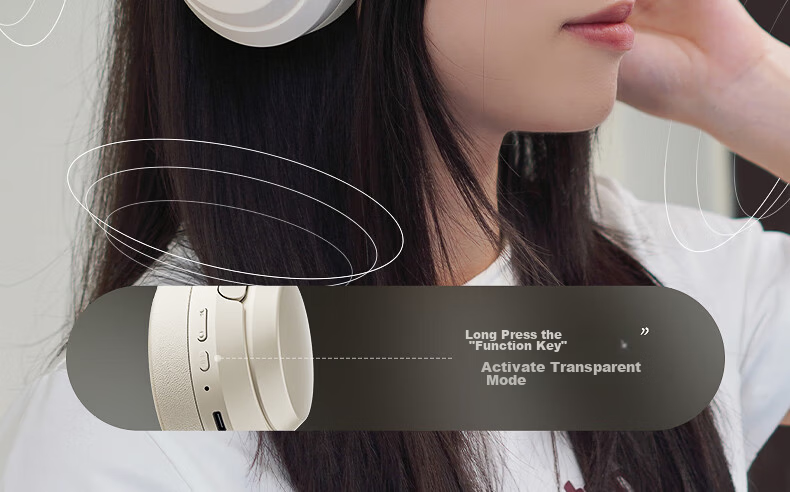 IKF T1 Max Active Noise Cancelling Headphones Bluetooth 2026 New Model Bluetooth 6.0 Wireless Wired HIFI Sound Quality Gaming Low Latency Ultra-Long Battery Life Cloud Rock White 33