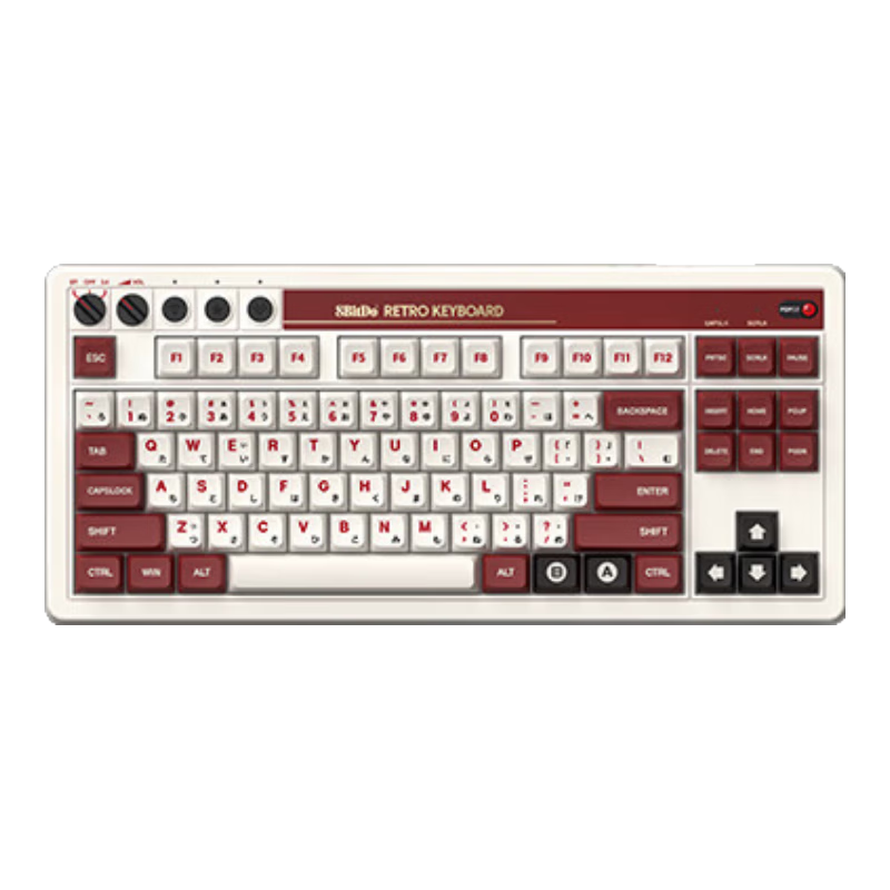 8BitDo Retro87 Mechanical Keyboard Wireless Bluetooth Wired 3-Mode Gaming Office PC Laptop Android Retro
