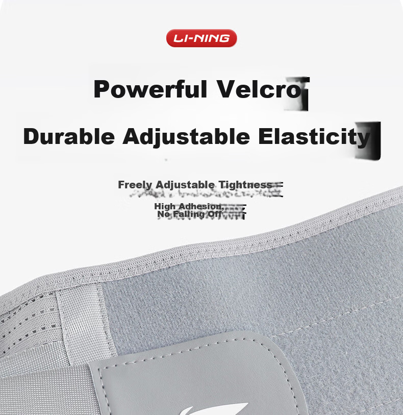 LI-NING Lumbar Support Belt Sports Waist Brace for Disc Herniation Lumbar Muscle Strain Steel Plate Support Fitness Waist Trainer Abdominal Binder Long Sitting Back Support 18