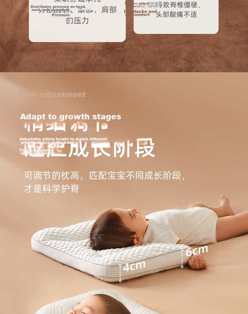 Shiyuejiejing Children's Pillowcase, Cotton Soft Plush, Comfortable Pressure Relief, Reversible (Pillow Core Not Included), Blue And White, 34*51cm 7
