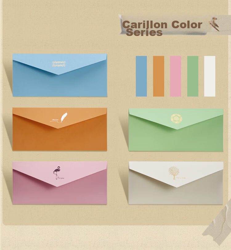 Kingdee Envelope And Letter Paper Set, Instagram-Style High-Quality Aesthetic Ceremonial Handwritten Romantic Love Letter, Creative Gift for Girlfriend, 4 Envelopes And 8 Sheets of Letter Paper, Blue, BCBQ149 4