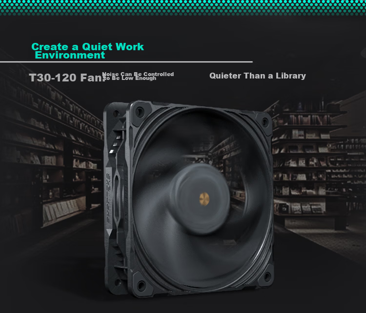 PHANTEKS T30 14cm High Air Pressure Industrial Cooling Fan 3-Pack (Vapo Bearing/Magnetic Levitation Motor/PWM Multi-Mode Adjustable/150,000 Hours) 11