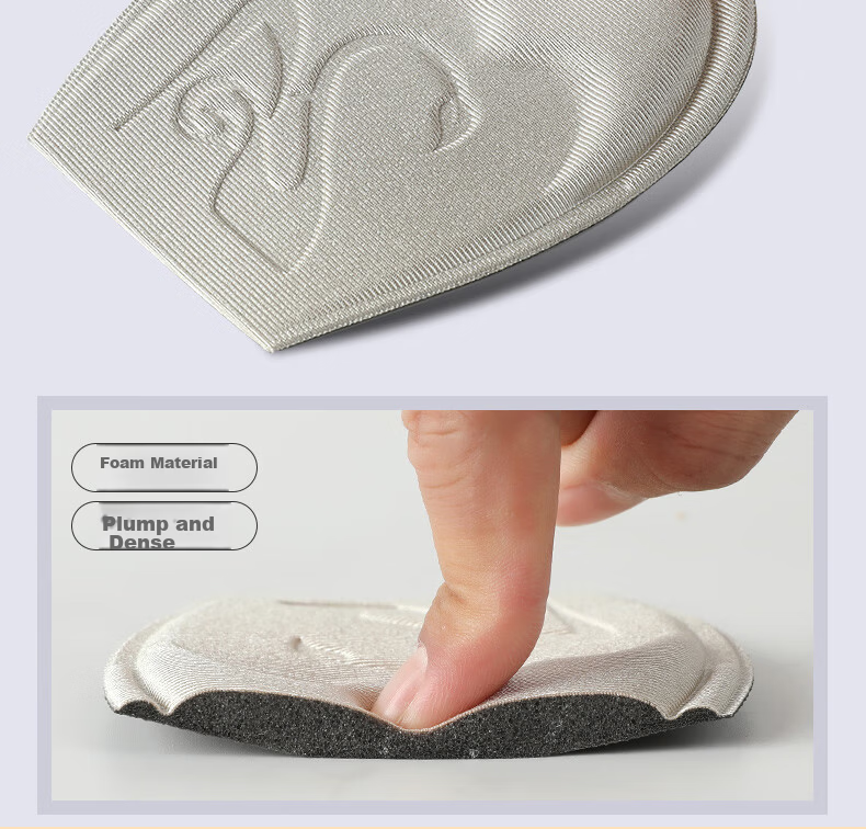 FOOTOPPO Forefoot Cushion Half Insole for Women High Heels Leather Shoes Half Size Thickened Shoe Pad Foot Protector 6