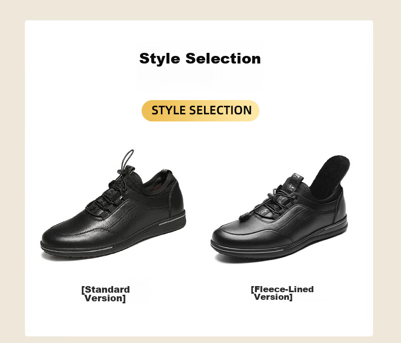 Chuwang Chef Shoes for Men, Non-Slip, Oil-Resistant, Kitchen Work Shoes, Water-Repellent, Casual Soft-Soled Leather Shoes with Laces, C5003, Size 41 11