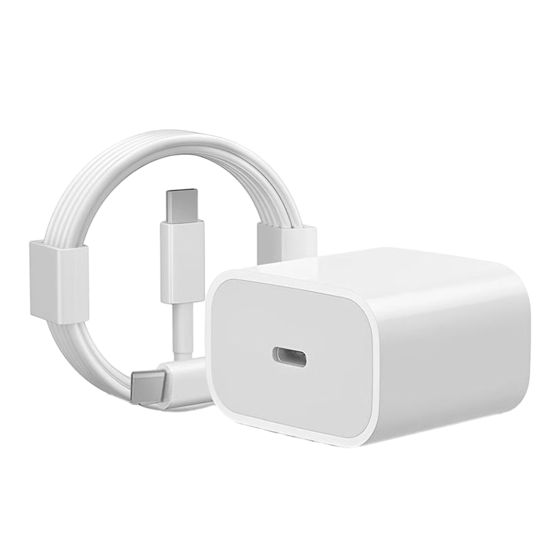 Kewo 20W Fast Charger PD Cable Set for Apple iPhone 18/17/16/15 Pro Max Dual Type-C Cable for iPad Pro/Mini6