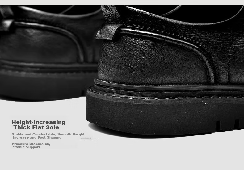 MULINSEN Men's Business Casual Shoes, Soft Sole Work Formal Shoes, Men's Shoes, Size 40, Black, 99136 10
