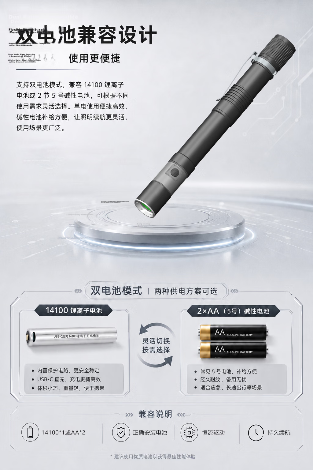 JD Jingzao Cat Teaser Laser Pointer Portable Long Battery Life Multi-Pattern Cat Toy with UV Light 9