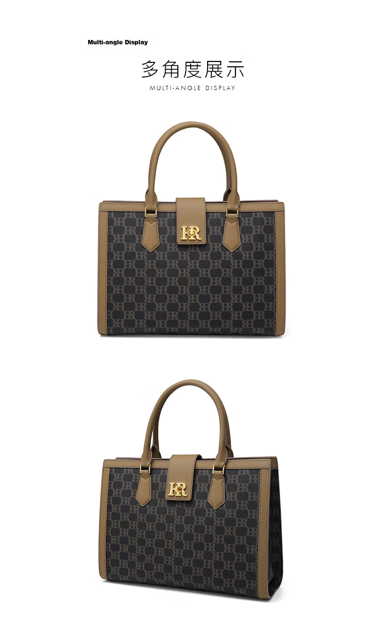 HRHR Women's Handbag Large Capacity Tote Bag Birthday Gift for Girlfriend 13