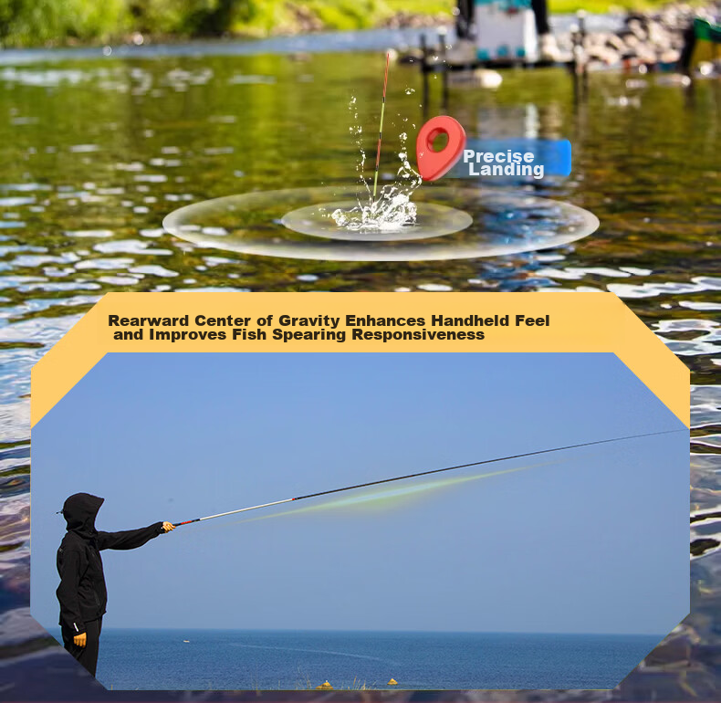 Shensha Fishing Rod, Handheld Pole, 5.4 Meters, Shadow Blade Crucian Carp, 28 Sections, Ultra-Light And Ultra-Hard Fishing Rod, Platform Fishing Rod, Fishing Pole, Fishing Tackle 4