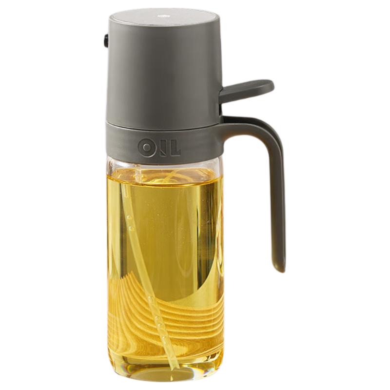 JD Original Spray Bottle, High Borosilicate Glass Atomizing Oil Sprayer for Seasoning And Soy Sauce, Non-Stick Oil Bottle for Kitchen Home Use, 250ml