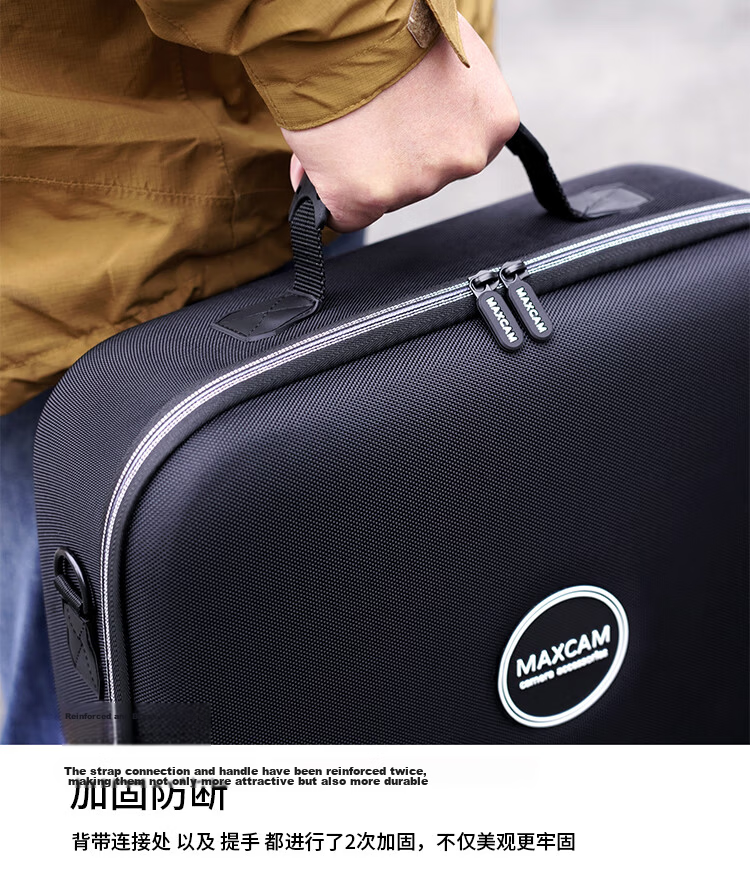 MAXCAM Osmo Action 6 Carrying Case Protective Hard Shell Bag for DJI Osmo Action Camera Shockproof Waterproof Accessories 7