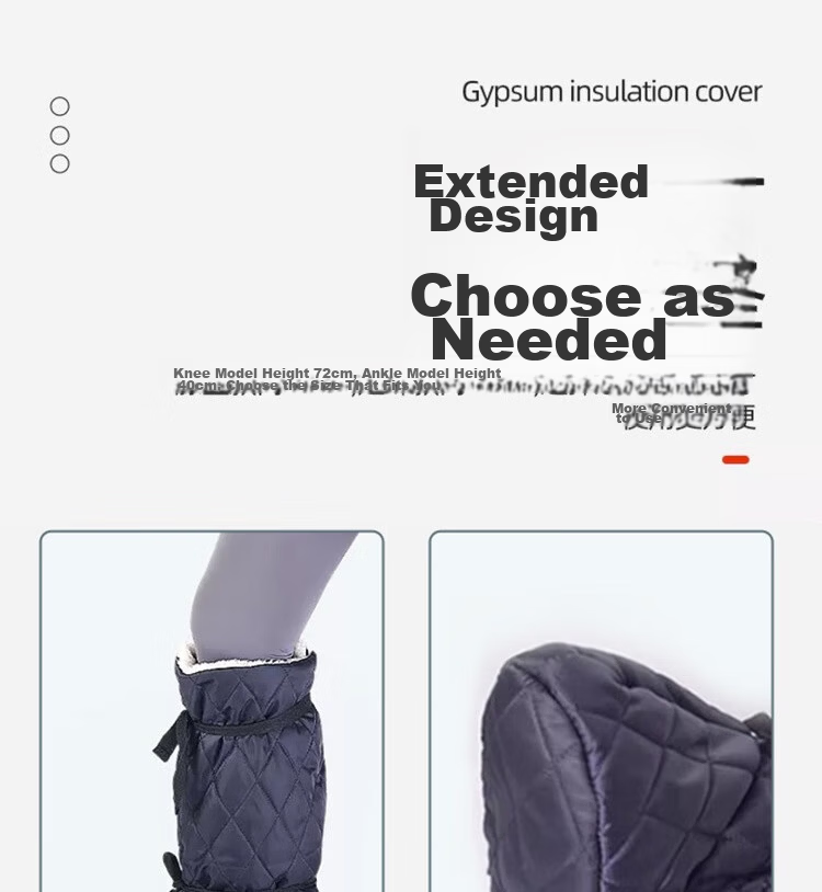 Dipple Foot Plaster Warmer Shoe Cover Winter Ankle Protection Thickened Fleece Cotton Socks 1 Piece 12
