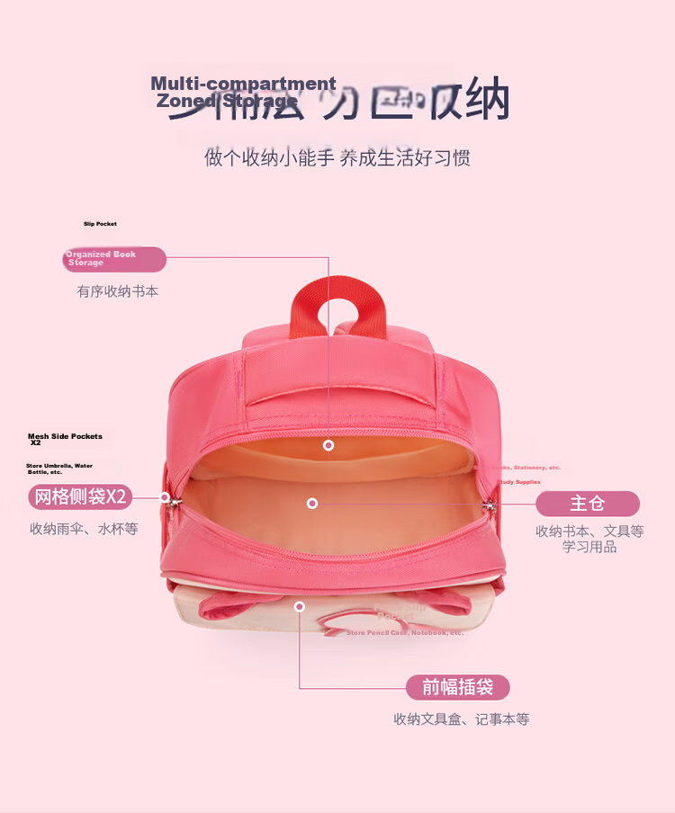 Dijiuchengbao Kindergarten Backpack, Birthday Gift for Boys And Girls, Cute Cartoon Unicorn Design, Double Shoulder Bag for Children Aged 3-9 10