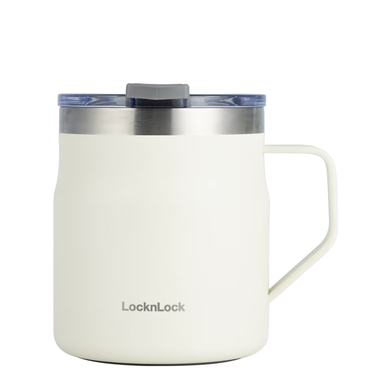 LOCK&LOCK Encounter Coffee Mug Insulated Thermal Desktop Cup for Men and Women 475ML Mint Green LHC4219MIT