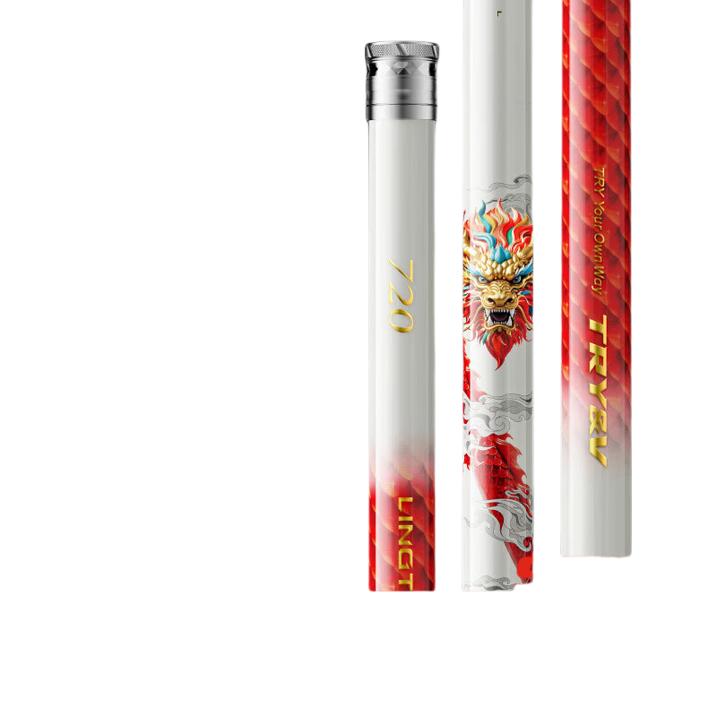 Chuangwei Ling Tian San Dai Fishing Rod, Handheld Carbon Fiber Fishing Pole, JD Self-Operated Flagship Store, Fishing Tackle, 7.2m All-Purpose