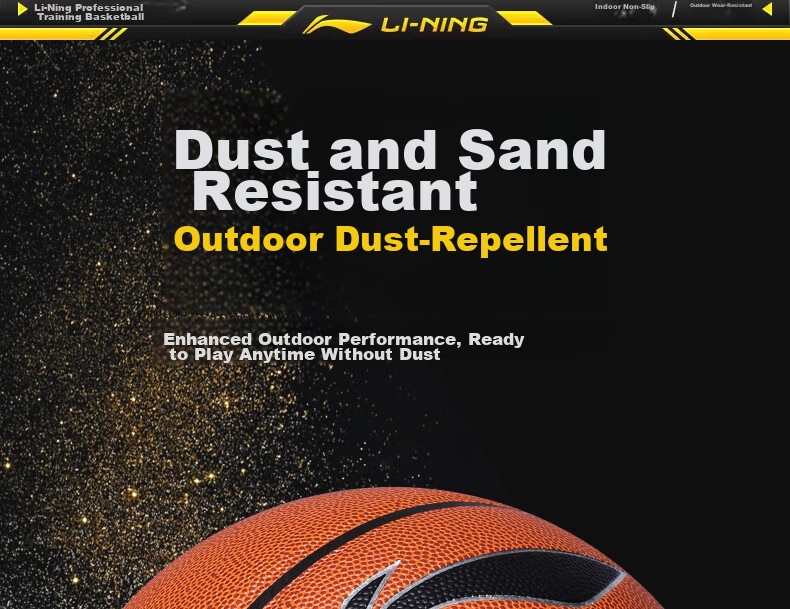 Li-Ning Basketball for Adults, Professional Competition Basketball for Teenagers Aged 12-18, Outdoor Basketball Training for Middle School Entrance Exam, Gift for Boys 18