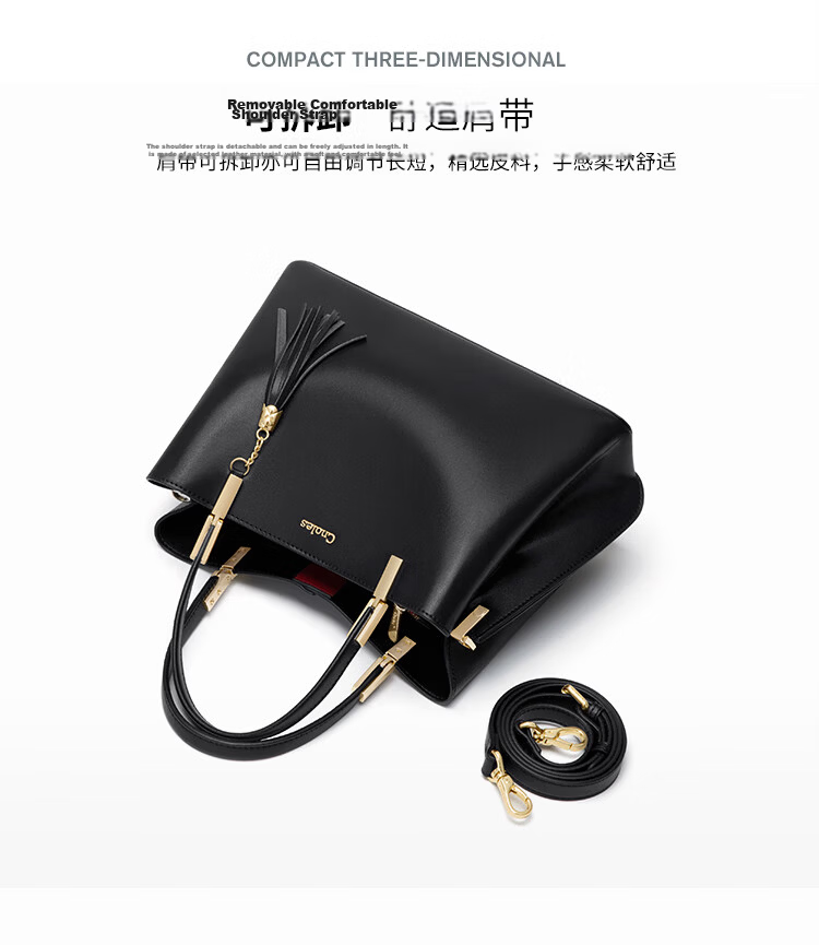 Kouyi Women's Leather Handbag High-Grade Single Shoulder Bag Large Capacity Birthday Gift for Girlfriend Wife 15
