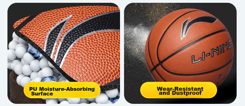 Li-Ning Basketball for Adults, Professional Competition Basketball for Teenagers Aged 12-18, Outdoor Basketball Training for Middle School Entrance Exam, Gift for Boys 4