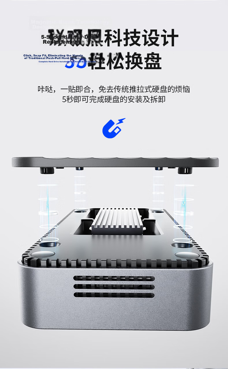 ORICO Hard Drive Dock M.2 SSD Enclosure USB 3.2 Desktop Dock Type-C to HDMI Adapter for Mac Mini Laptop DPM2P9 11