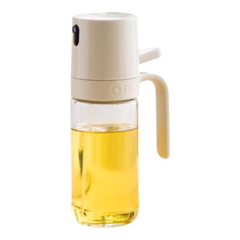 JD Jingzao Oil Sprayer Mist Seasoning Soy Sauce Bottle Glass Oil Dispenser Food-Grade Kitchen Household 250ml