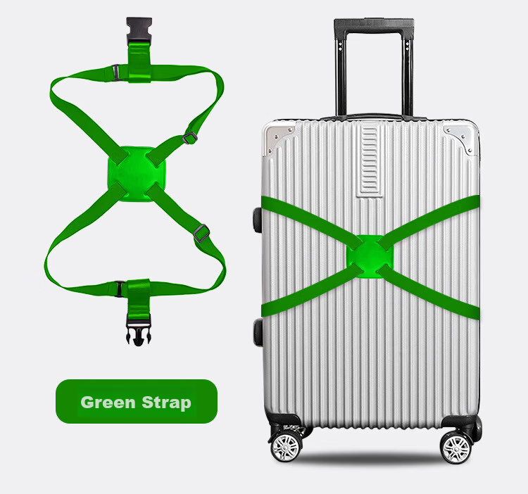 Xinqin Packing Strap, Cross Strap with Combination Lock, Luggage Tie-Downs, Suitcase Straps for Travel, Cargo Bundling Straps 14