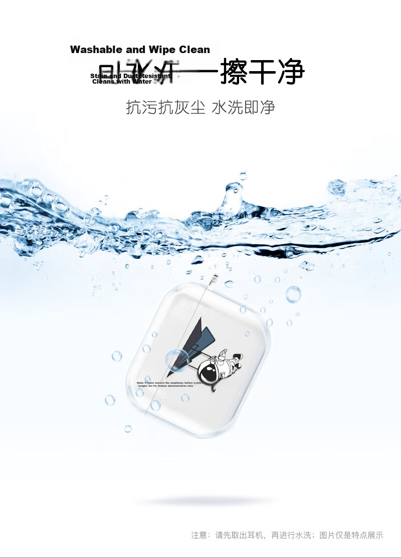 Yingkaida AirPods 3 Case [Happy Pachydog], Apple Earphone Protective Case, Wireless Bluetooth Earphone Cover, Shockproof Creative Anti-Slip Shell, Storage Case 8