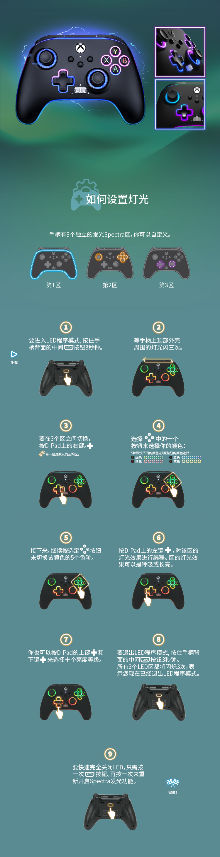 PowerA Microsoft Xbox Authorized Xbox Controller Wired Gamepad PC/Xbox Back Buttons Linear Triggers Black Myth: Wukong PUBG Sonic The Hedgehog Chinese Style Controller 19