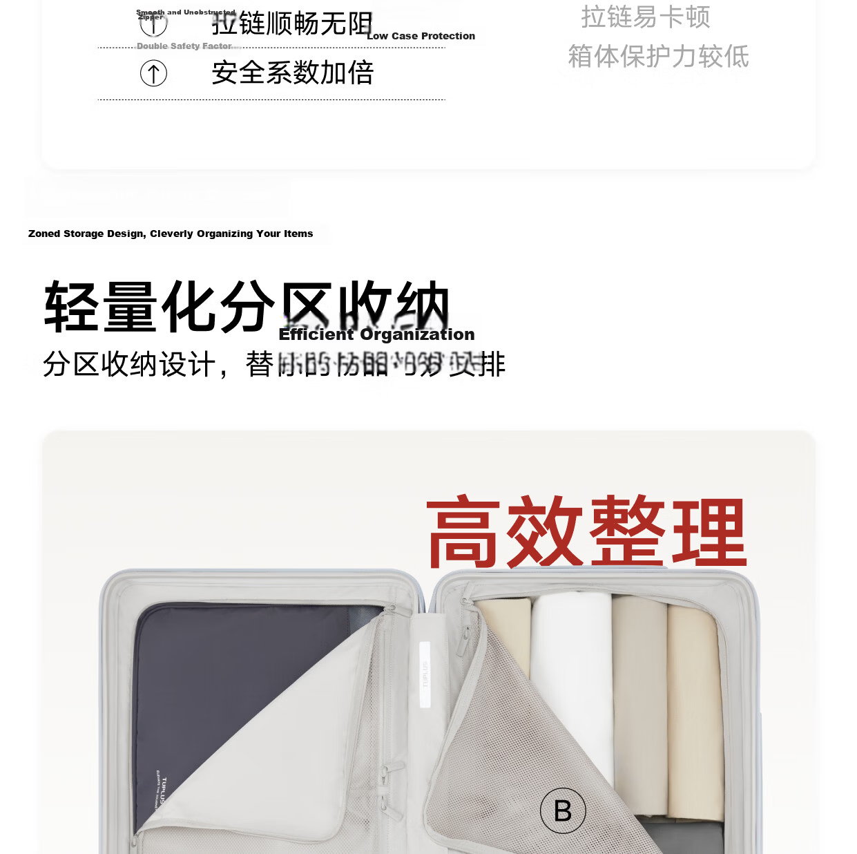 Tujia TUPLUS Impression PLUS Luggage, Rear Wide Handle Suitcase, Large Capacity Travel Case, Lime Green, 20 Inches 22