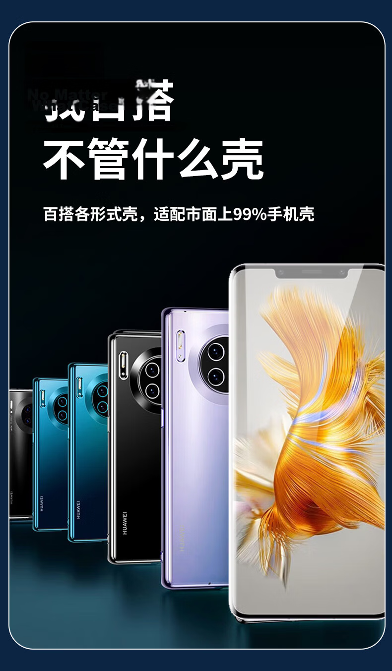 Kulefeng [Kunlun 28° Privacy Screen Protector], Suitable for Huawei MateX5 Tempered Glass Film, Anti-Peeping X5/x3 Collector's Edition Phone Film, Privacy Protection Sticker, Curved Glass Anti-Drop Fingerprint Resistant 15