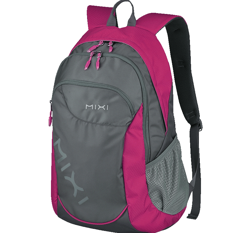 MIXI Casual Backpack Women Travel Bag Large Capacity School Bag High School Student 15-inch Laptop Bag Men Black 21