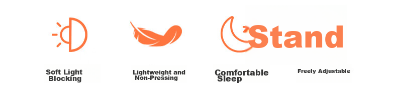 TA Sleep Mask, 3D Shaped Light-Blocking Breathable Pillow for Men And Women, Comfortable for Sleeping And Napping, Travel Accessory, Cute Cat Desig 2